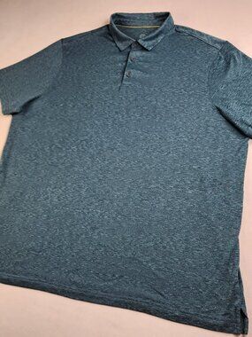 Champion Men's XXL Seafoam Green Polo Shirt Poly Blend Short Sleeve Super Soft
